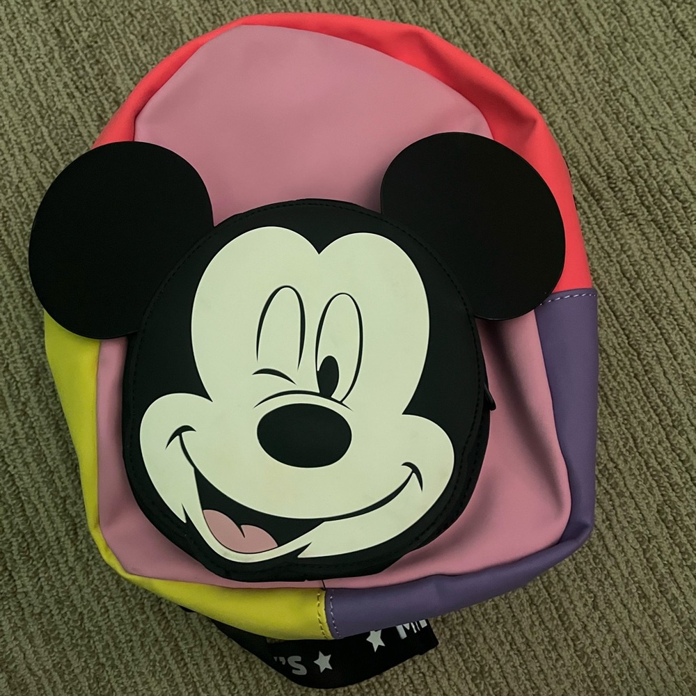 Zara Mini Mickey Mouse Disney Backpack - image 4
